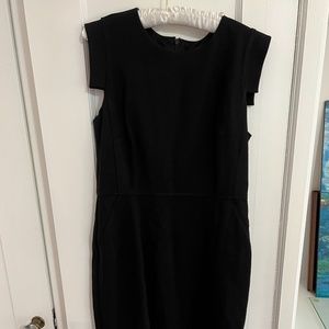 J Crew Black Resume Dress. Stretch. Size 10. NWT. H6307.